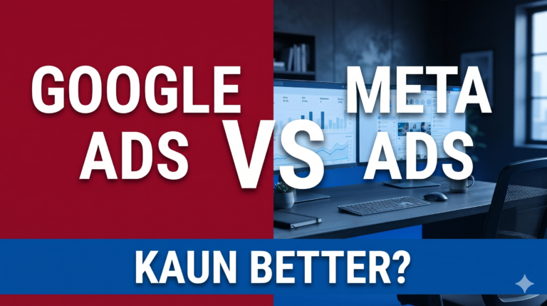 Google Ads vs Meta Ads — Business Ke Liye Kaunsa Better Hai?